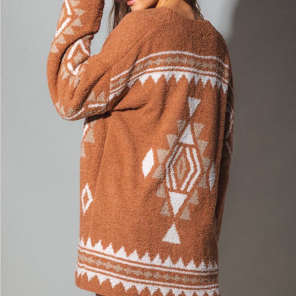 MAUVE Aztec Cardigan - Picture 3 of 3